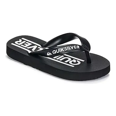 Quiksilver JAVA WORDMARKYT B SNDL XKKW girls's Children's Flip flops / Sandals in Black