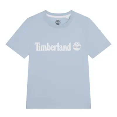 Timberland T25T77 boys's Children's T shirt in Blue