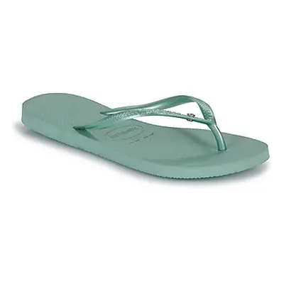 Havaianas SLIM CRYSTAL SWII women's Flip flops / Sandals (Shoes) in Green