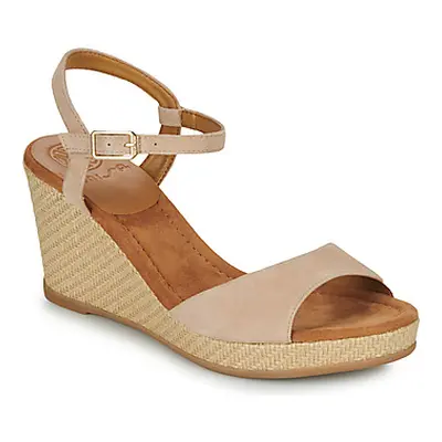 Unisa LAGATA women's Sandals in Beige