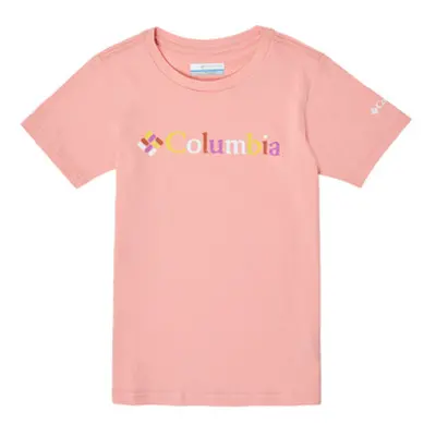 Columbia SWEET PINES GRAPHIC girls's Children's T shirt in Pink