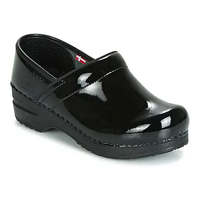 Sanita PROF women's Clogs (Shoes) in Black