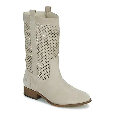 Betty London ONEVAR women's Mid Boots in Beige