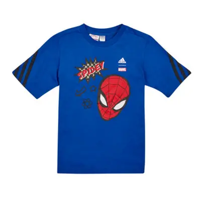 Adidas LB DY SM T boys's Children's T shirt in Blue