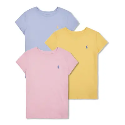 Polo Ralph Lauren TEE BUNDLE-SETS-GIFT BOX SET girls's Children's T shirt in Multicolour