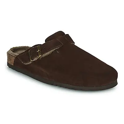 Scholl OLIVIER men's Clogs (Shoes) in Brown