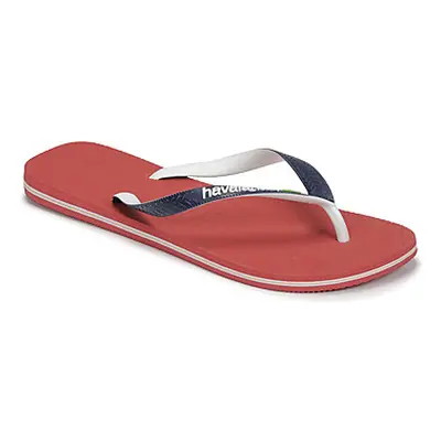 Havaianas BRASIL MIX men's Flip flops / Sandals (Shoes) in Red