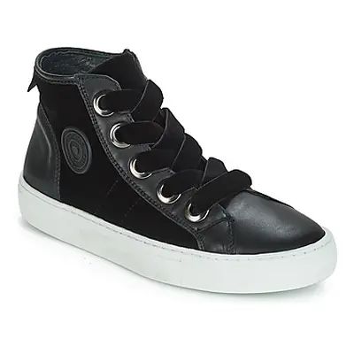 Pataugas Zally women's Shoes (High-top Trainers) in Black