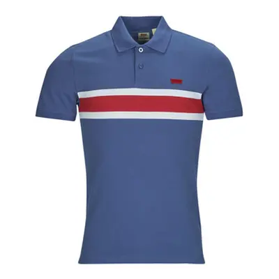 Levis SLIM HOUSEMARK POLO men's Polo shirt in Blue