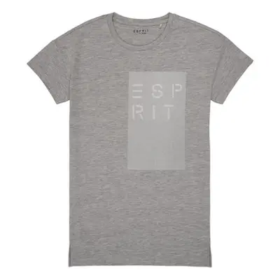 Esprit EVELYNE girls's Children's T shirt in Grey