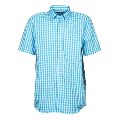 Pierre Cardin 539236202-140 men's Short sleeved Shirt in Blue