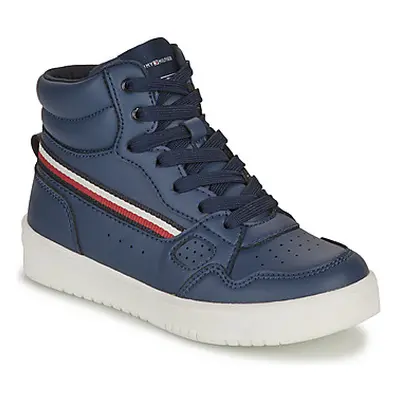 Tommy Hilfiger T3X9-33113-1355800 boys's Children's Shoes (High-top Trainers) in Marine