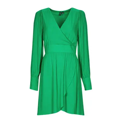 Vero Moda VMPOLLIANA LS SHORT DRESS WVN women's Dress in Green