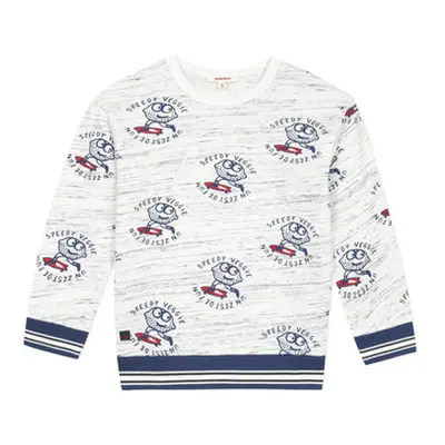 Catimini KATEL boys's Children's sweatshirt in White