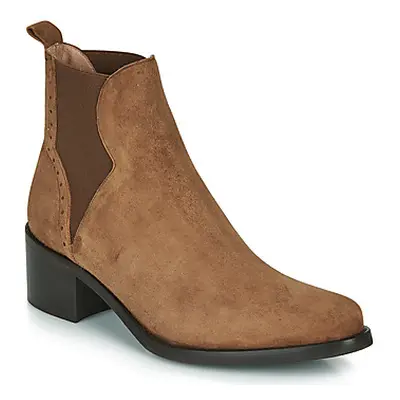 Myma PALMA women's Low Ankle Boots in Brown