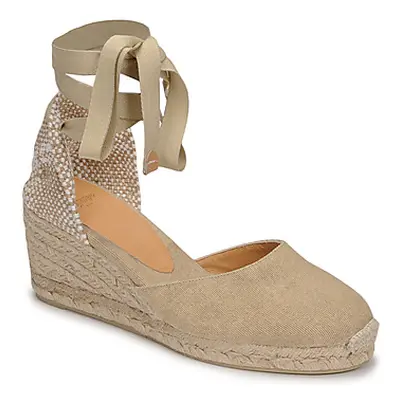 Castaner Carina women's Espadrilles / Casual Shoes in Beige