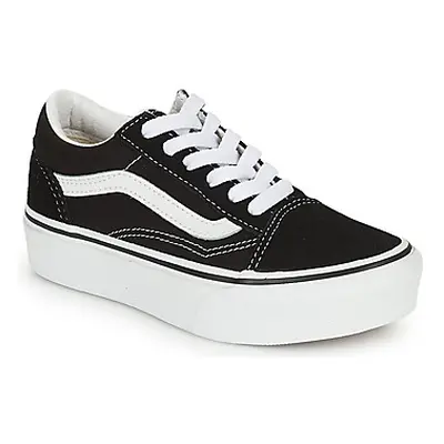 Vans UY Old Skool Platform girls's Children's Shoes (Trainers) in Black