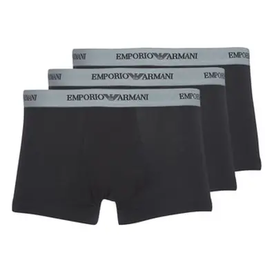 Emporio Armani CC717-PACK DE 3 men's Boxer shorts in Black