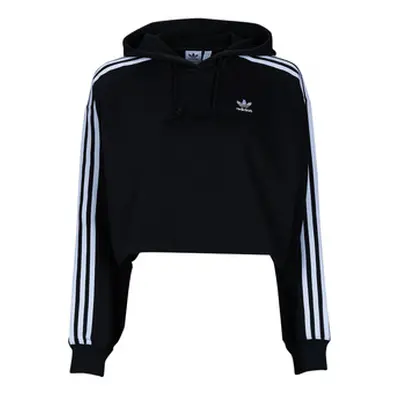 Adidas SHORT HOODIE women's Sweatshirt in Black