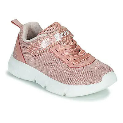 Geox J ARIL GIRL D girls's Children's Shoes (Trainers) in Pink