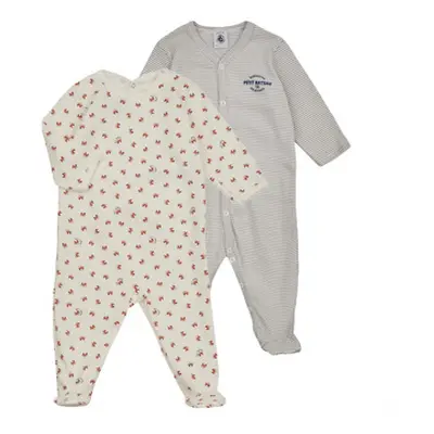 Petit Bateau LAVANTOU girls's Sleepsuits in Multicolour