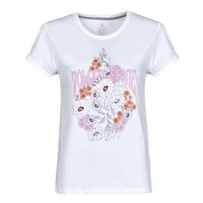 Volcom RADICAL DAZE TEE women's T shirt in White