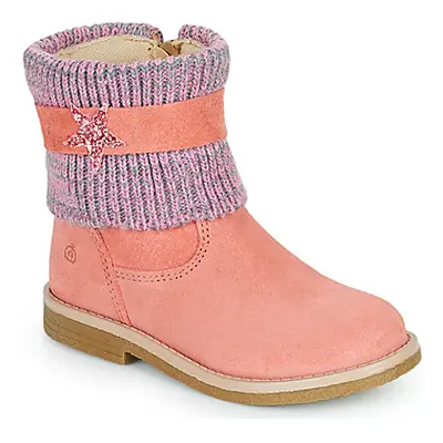 Citrouille et Compagnie PASTEK girls's Children's Mid Boots in Pink