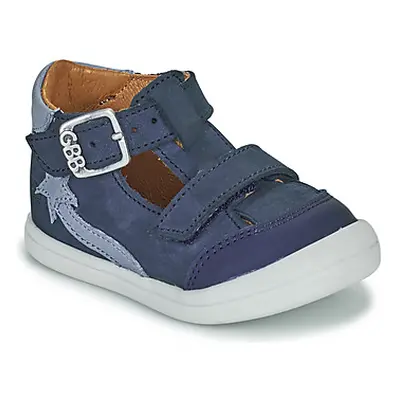 GBB HARA boys's Children's Shoes (High-top Trainers) in Blue