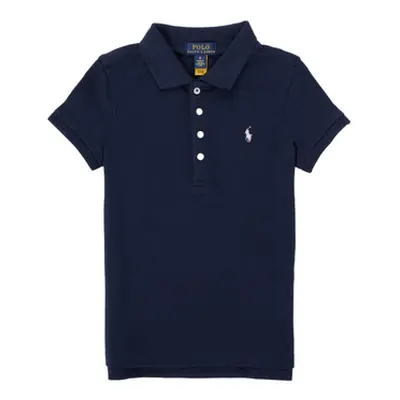 Polo Ralph Lauren TOULLA girls's Children's polo shirt in Blue