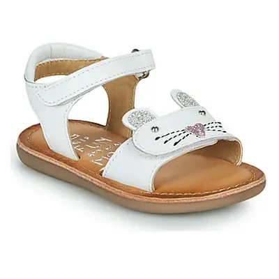 Mod'8 CLOONIE girls's Children's Sandals in White