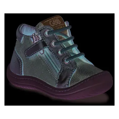 GBB FLEXOO ZIPETTE girls's Children's Shoes (High-top Trainers) in Pink