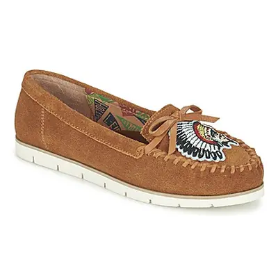 Miss L'Fire CHIEFTAIN women's Loafers / Casual Shoes in Brown