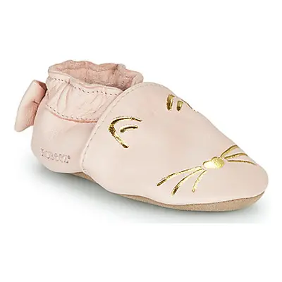 Robeez GOLDY CAT girls's Children's Slippers in Pink