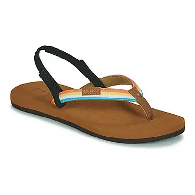 Rip Curl FREEDOM MINI girls's Children's Flip flops / Sandals in Brown