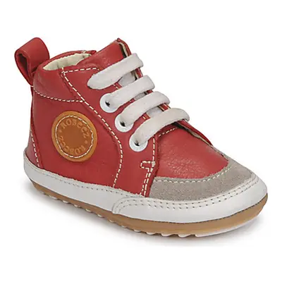 Robeez MIGO boys's Children's Shoes (High-top Trainers) in Red