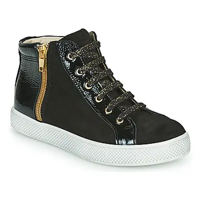 GBB FAVERY girls's Children's Shoes (High-top Trainers) in Black