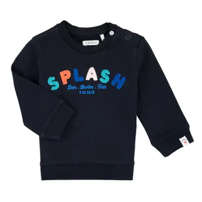 Ikks PAULINE boys's Children's sweatshirt in Blue