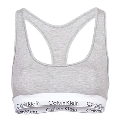 Calvin Klein Jeans MODERN COTTON UNLINED BRALETTE women's Sports bras in Grey