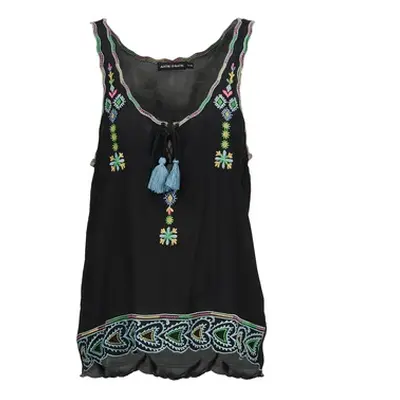 Antik Batik SANAH women's Vest top in Black