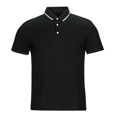 Emporio Armani 8N1FP0 men's Polo shirt in Black