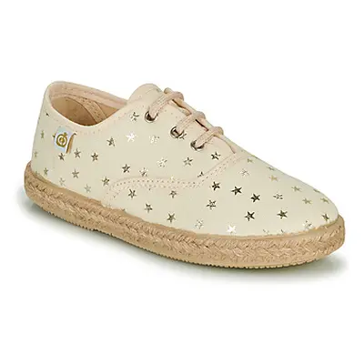 Citrouille et Compagnie OWAZA girls's Children's Shoes (Trainers) in Gold