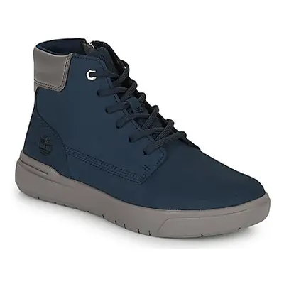 Timberland Seneca Bay 6In Side Zip girls's Children's Shoes (High-top Trainers) in Blue