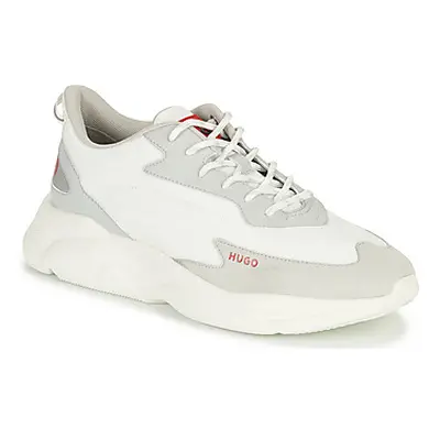 HUGO Leon_Runn_memx men's Shoes (Trainers) in White