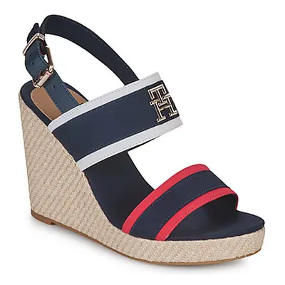 Tommy Hilfiger RWB FEMININE WEDGE women's Sandals in Marine