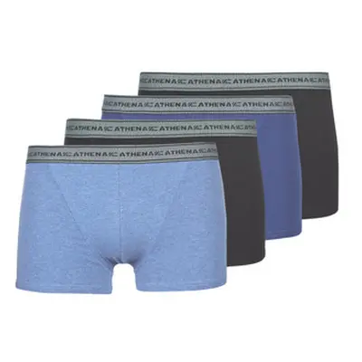 Athena BASIC COTON men's Boxer shorts in Blue