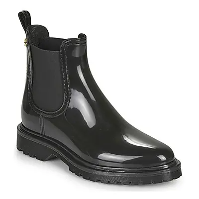 Lemon Jelly BLOCK women's Wellington Boots in Black