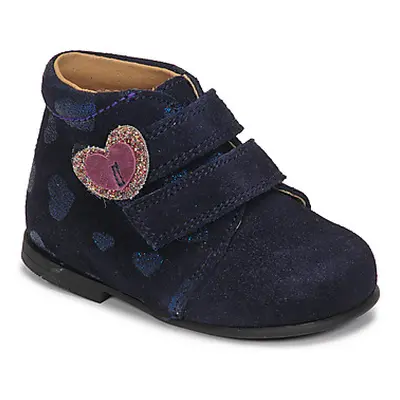 Citrouille et Compagnie NONUP girls's Children's Mid Boots in Blue