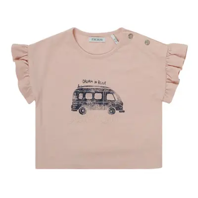 Ikks EBARBAIT girls's Children's T shirt in Pink