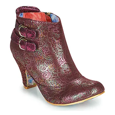 Irregular Choice THINK ABOUT IT women's Low Ankle Boots in Bordeaux