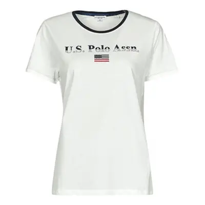 U.S Polo Assn. LETY 51520 CPFD women's T shirt in White